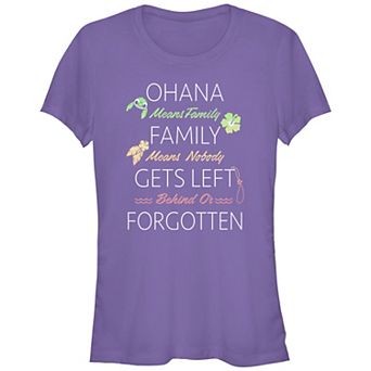 Disney's Lilo & Stitch Ohana Meaning Juniors' Graphic Tee