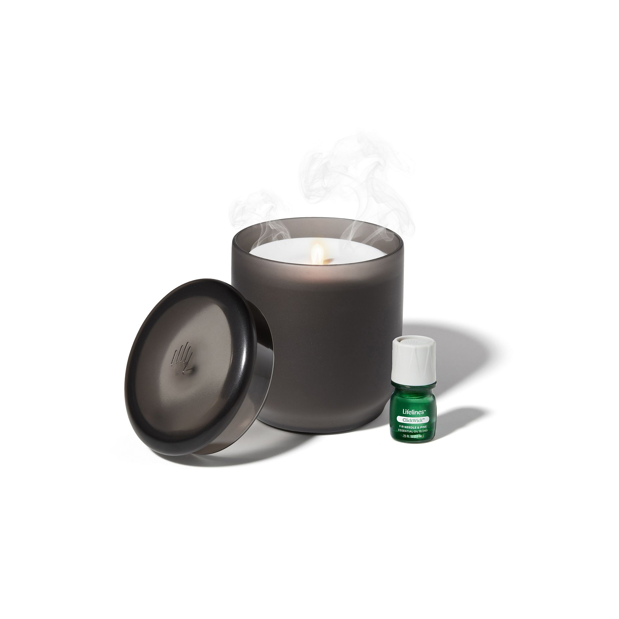 Lifelines Flameless Candle Diffuser, Gray