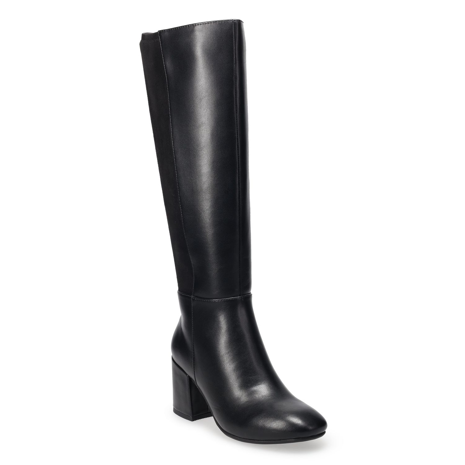 Cone High (3-3.9 in) Heel Height Knee High Boots for Women  The Kooples Knee High Black Boots in US Size 7.5 main image 1