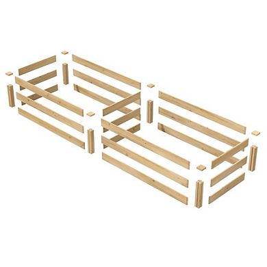 Cedar Wood Raised Garden Bed