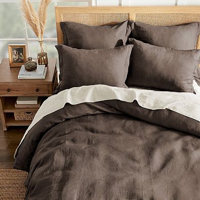 Levtex Home Washed Linen Duvet Cover Set with Shams