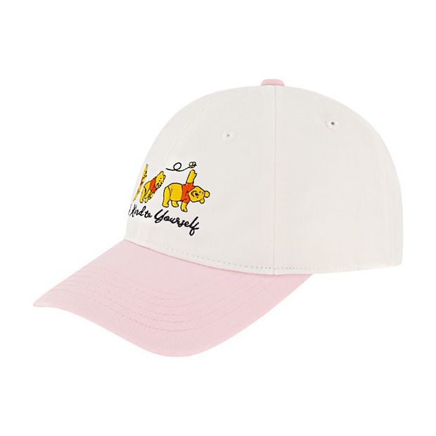 Winnie the Pooh Bee Kind to Yourself Baseball Cap Winnie The Pooh Big Face Yellow Traditional Adjustable Hat  main image 4