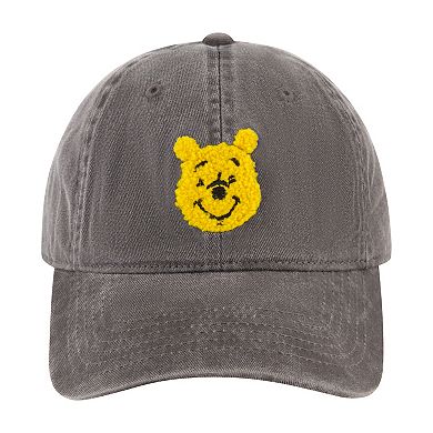 Disney's Winnie The Pooh Adult Head Chenille Patch Dad Cap