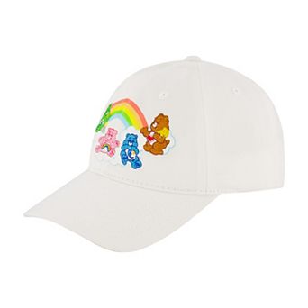 Adult Care Bears Classic Group Rainbow Stripes Baseball Cap