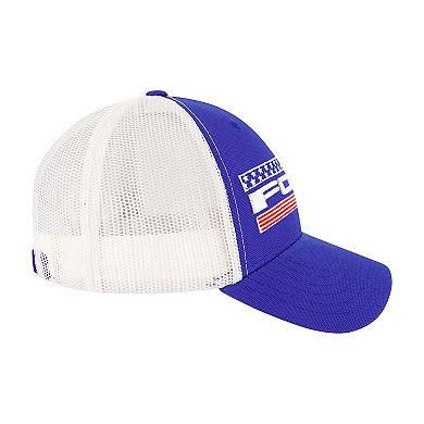 Men's Ford American Flag Embroidered Logo Mesh Back Baseball Cap