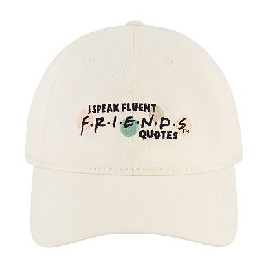 Men's Friends I Speak Fluent Friends Quotes Embroidery Dad Cap