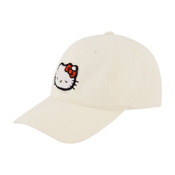 Men's Hello Kitty Chenille Patch Dad Cap