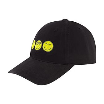Men's Smileyworld Smilie Peace Eyes Dad Cap