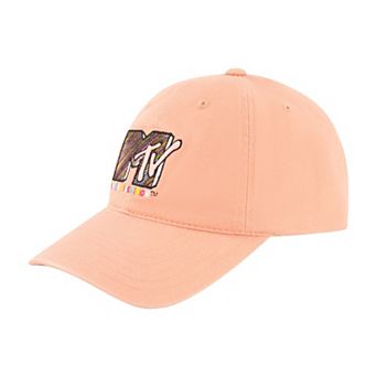 Men's MTV Diagonal Stripe Logo Dad Cap