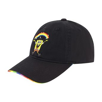 Men's SpongeBob SquarePants Imagination Rainbow Underbrim Print Dad Cap
