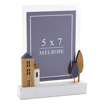 Frame (set Of 2) 6.75"l X 9"h Wood/mdf (holds A 5" X 7" Photo)