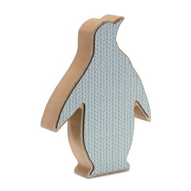 Wood Penguin Decor (Set Of 2)