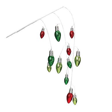 Hanging Holiday Light Spray (set Of 2)
