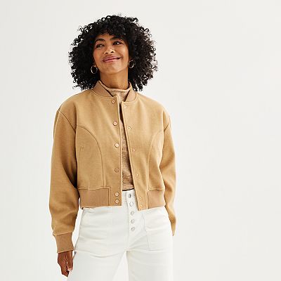 Bomber jacket fluffy best sale