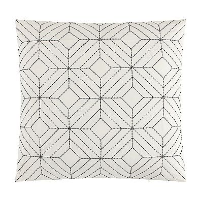 Chic Home Miles Blue 6-Piece Geometric Hexagon Pattern Comforter Set