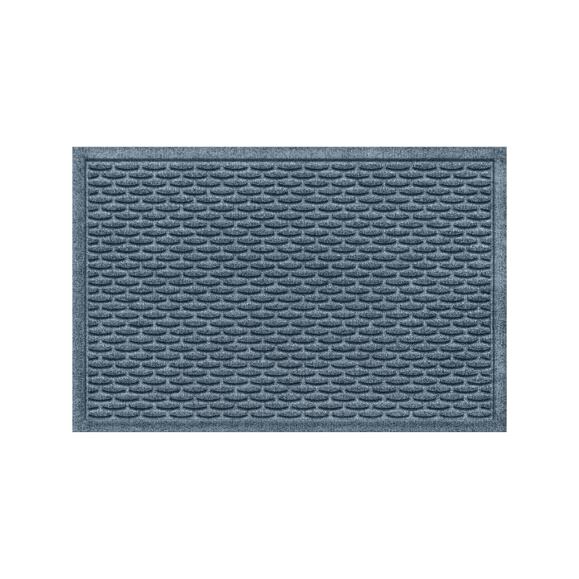 Waterhog Hampton 23 x 35 Indoor / Outdoor Doormat Rug, Bluestone