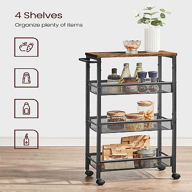 4-tier Rolling Cart
