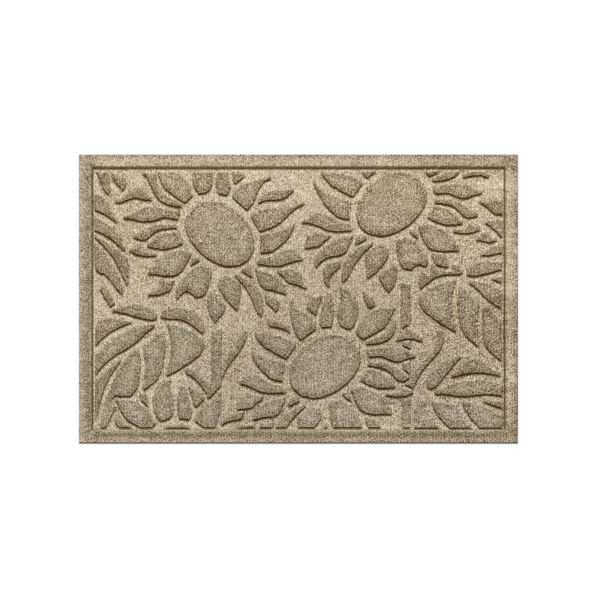 Waterhog Sunshine Day 23 x 35 Indoor / Outdoor Doormat Rug, Carmel