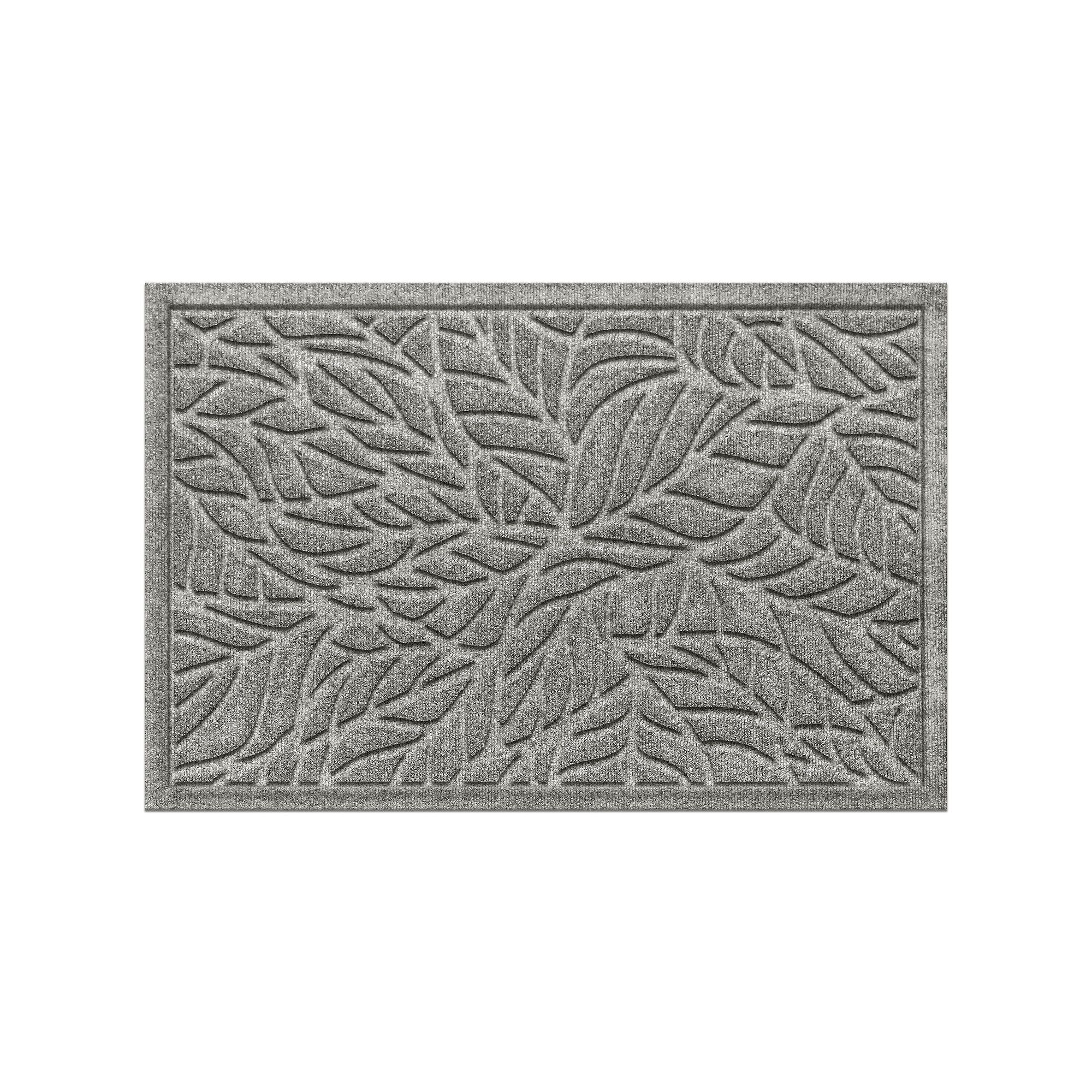 Waterhog Tropical Leaves 23 x 35 Indoor / Outdoor Doormat Rug, Medium 