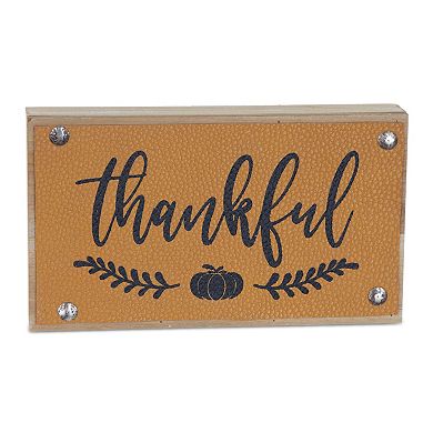 Thankful Harvest Sign (set Of 6)