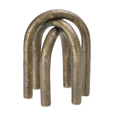 Modern Metal Arches Sculpture (set Of 2)