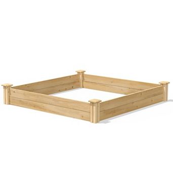 Cedar Wood Raised Garden Bed