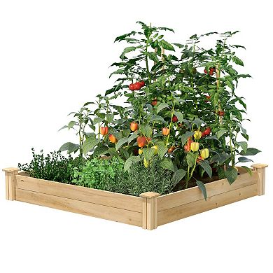 Cedar Wood Raised Garden Bed