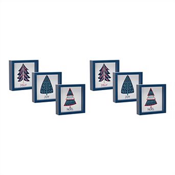 Pine Tree Sentiment Sign (Set Of 6)