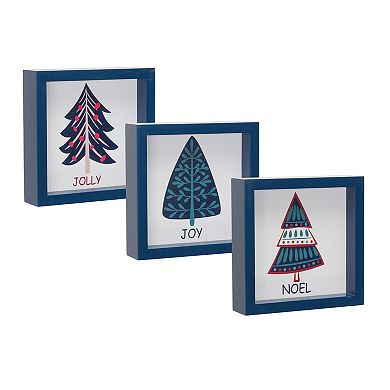 Pine Tree Sentiment Sign (Set Of 6)