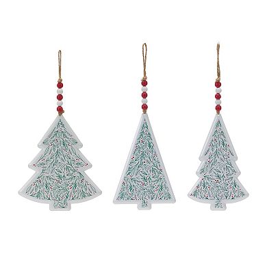 Tree Ornament (Set Of 12) 8.25"h, 8.25"h, 8.5"h Iron