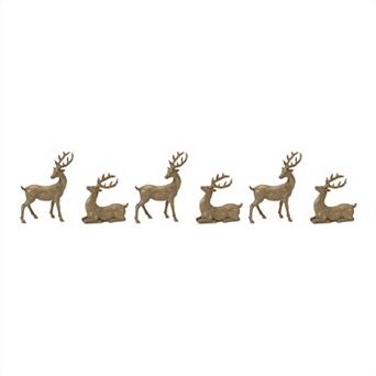 Mini Deer Figurine (Set Of 6)