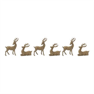 Mini Deer Figurine (Set Of 6)