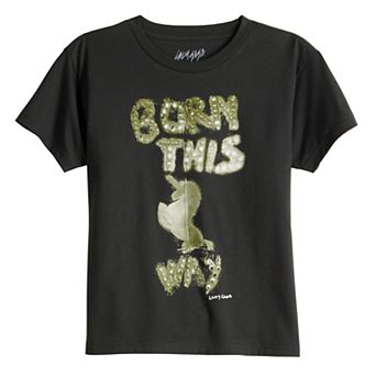 Girls 7-16 Lady Gaga Born This Way Unicorn T-Shirt