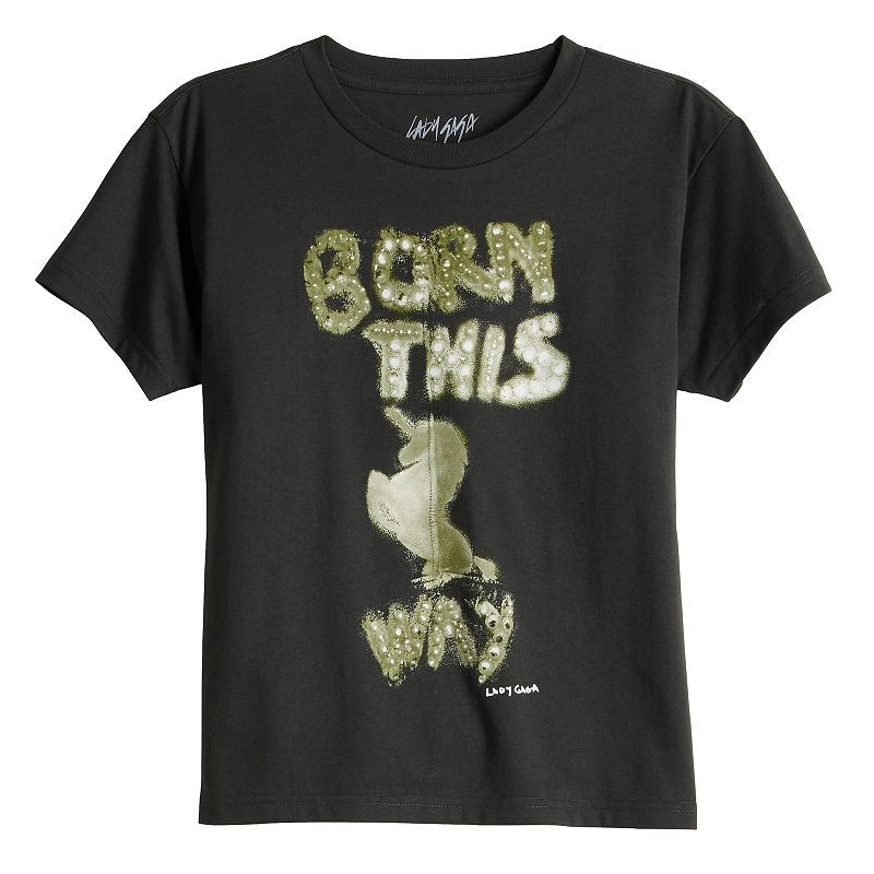 Girls 7-16 Lady Gaga Born This Way Unicorn T-Shirt