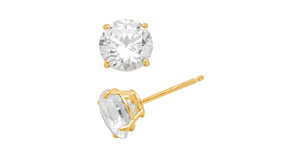 Renaissance Collection 10k Gold 1-ct. T.W.Â Stud Earrings - Made with ...