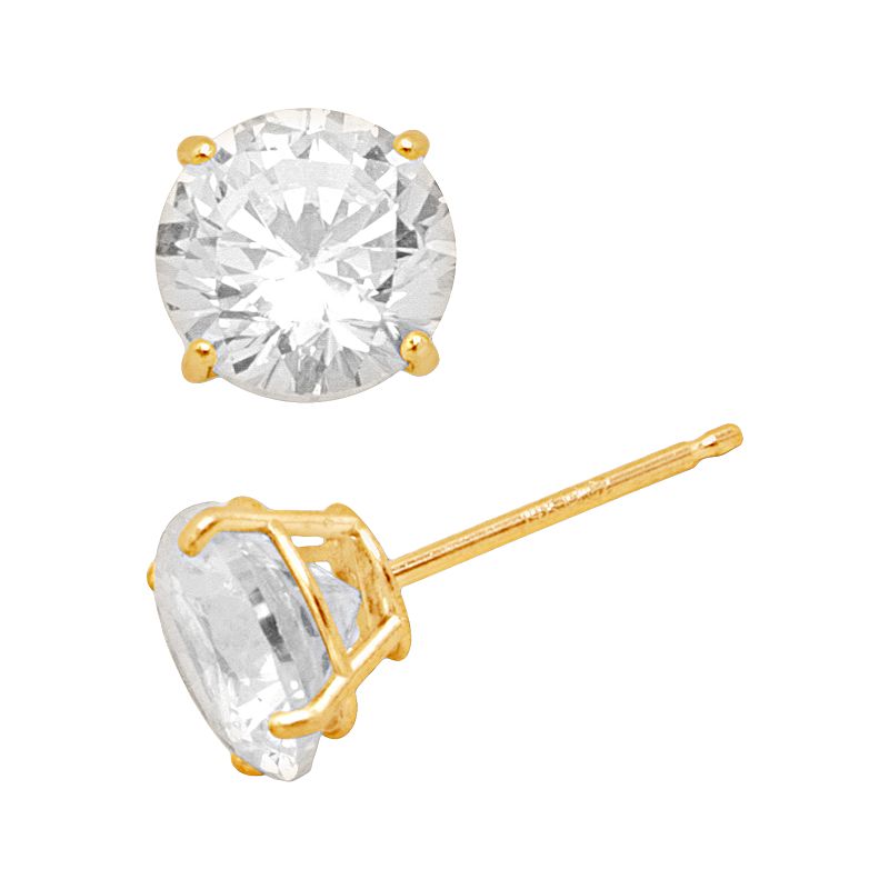 Renaissance Collection 10k Gold 1-ct. T.W.Â Stud Earrings - Made with Zirc