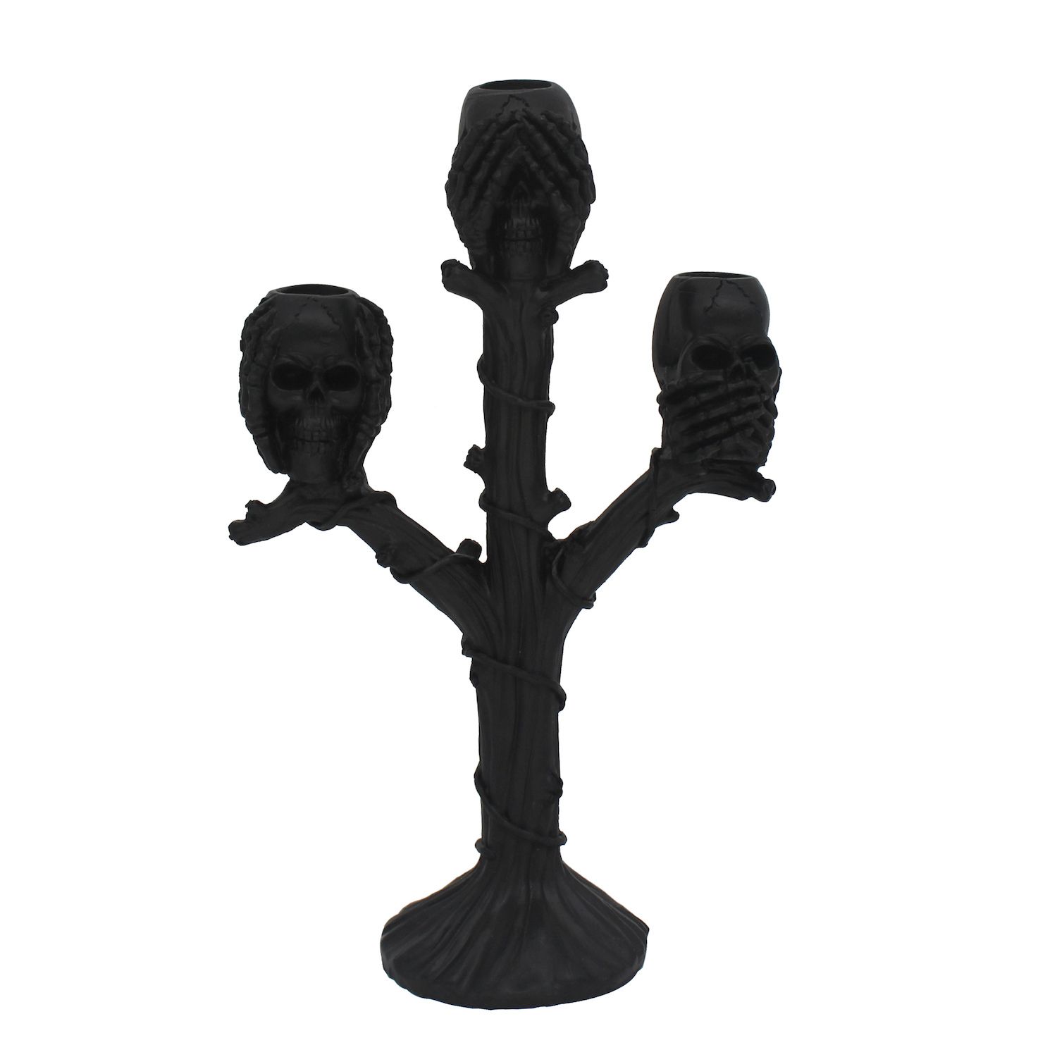 Celebrate Together Halloween Skull Candelabra Table Decor