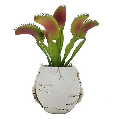 Celebrate Together™ Halloween Artificial Venus Fly Trap Skeleton Planter Table Decor