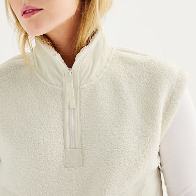 Women's FLX Oversized Cropped High Pile Vest