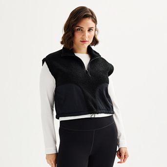 Women's FLX Oversized Cropped High Pile Vest