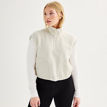 Women's FLX Oversized Cropped High Pile Vest