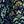 Navy Mirrored Leaves