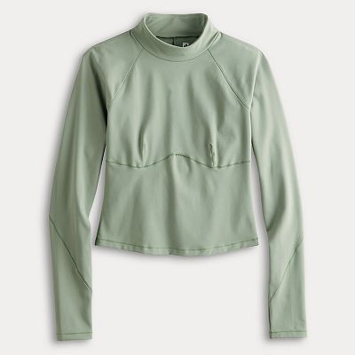 Women's FLX Affirmation Mock Neck Long Sleeve Active Top