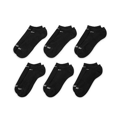 Women's Nike 6-Pack Everyday Plus Cushioned Training No-Show Socks