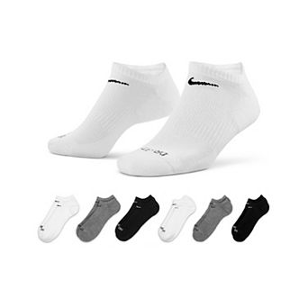 Women's Nike 6-Pack Everyday Plus Cushioned Training No-Show Socks