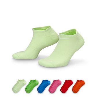 Women's Nike 6-Pack Everyday Plus Cushioned Training No-Show Socks