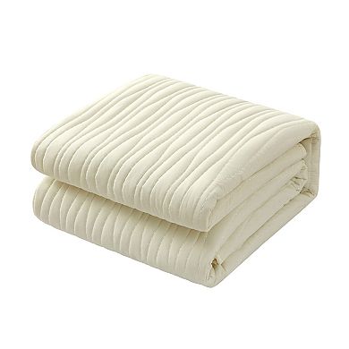 Chic Home Kyrie Wavy Pattern 3-pc. Quilt Set with Shams