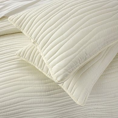 Chic Home Kyrie Wavy Pattern 3-pc. Quilt Set with Shams