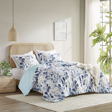 510 Design Gabby Reversible Floral Botanical Seersucker Comforter Set