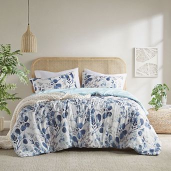 510 Design Gabby Reversible Floral Botanical Seersucker Comforter Set